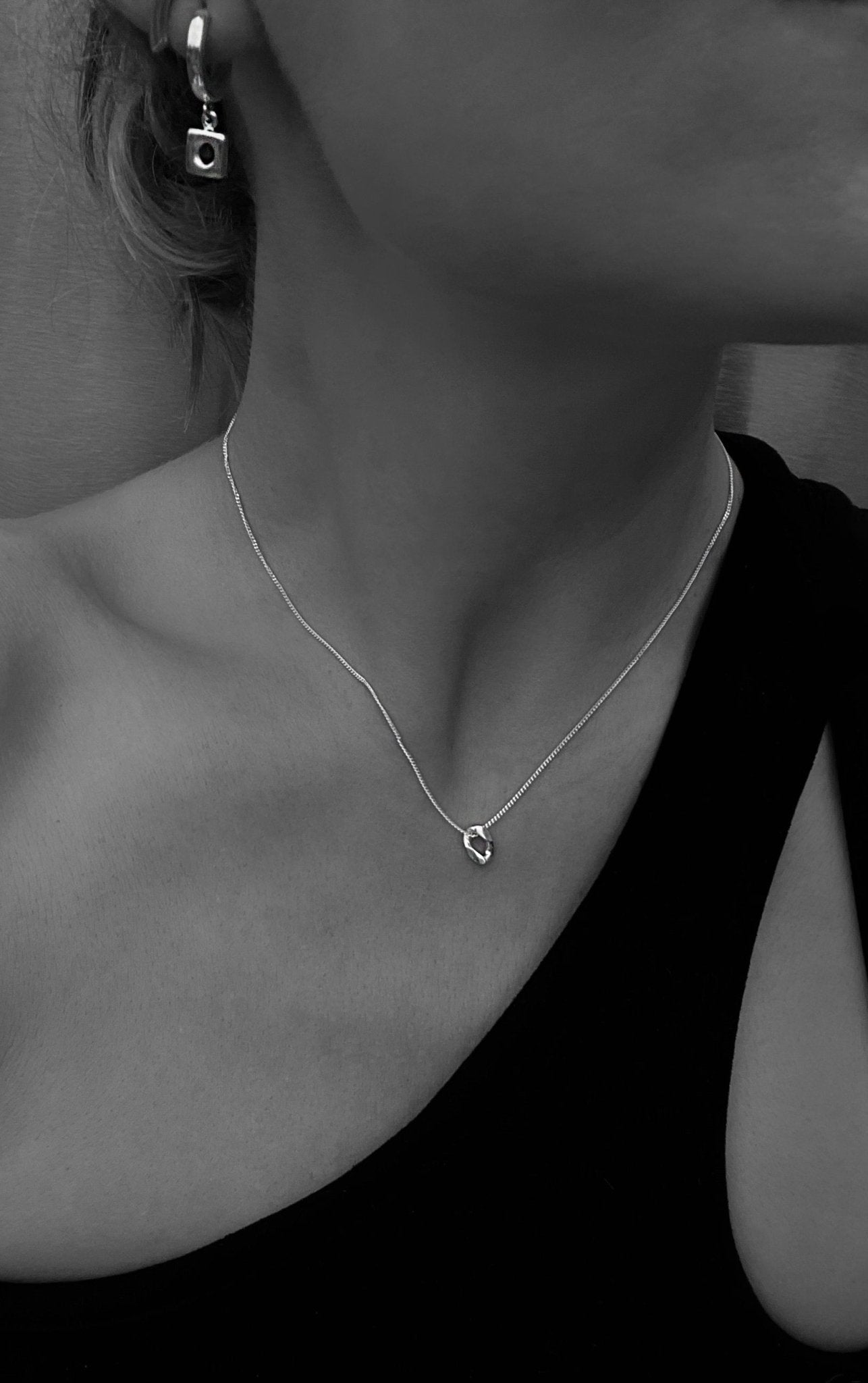 Sterling silver necklace N4/SiE50 - Mellow Jewellery Creative House