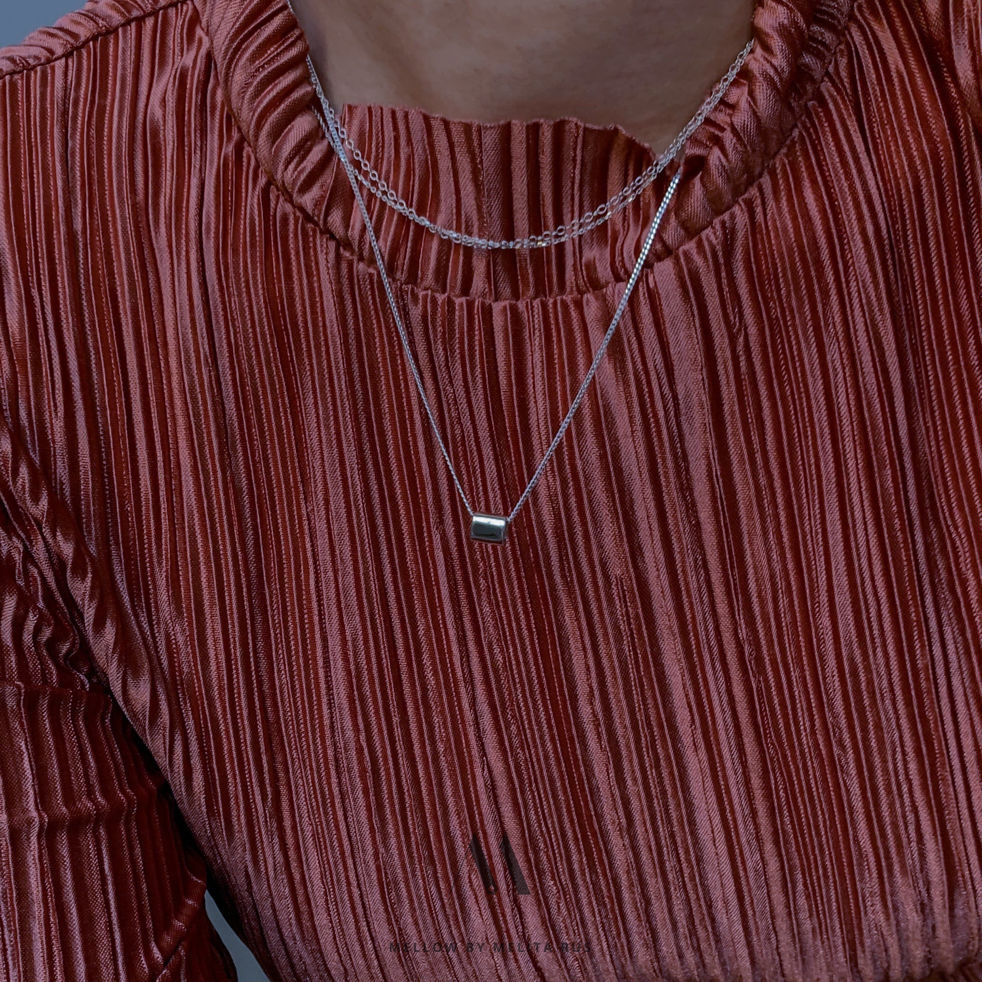 Sterling silver necklace N4/SiE26 - Mellow Jewellery Creative House