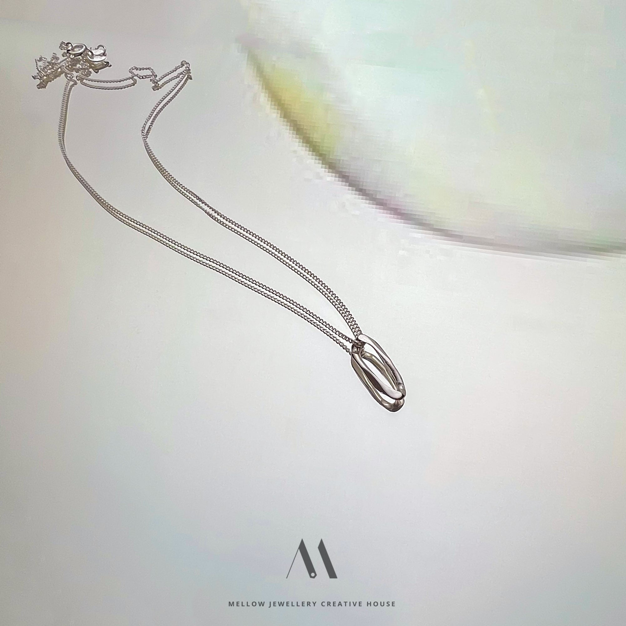 Sterling silver necklace N4/SiE51 - Mellow Jewellery Creative House