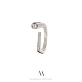 14k solid white gold Diamonds ring CMR/250 - Mellow Jewellery Creative House