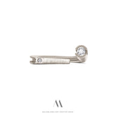 14k solid white gold Diamonds ring CMR/250 - Mellow Jewellery Creative House