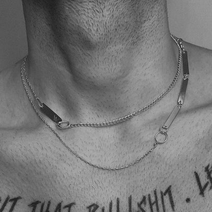 Sterling silver necklace N4/SS09