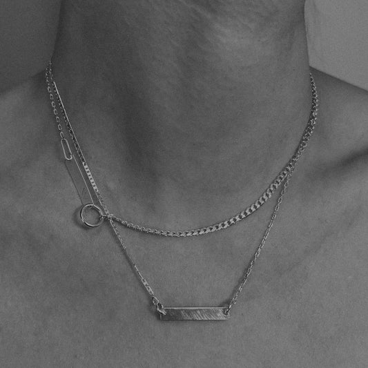 Sterling silver necklace N4/SS01