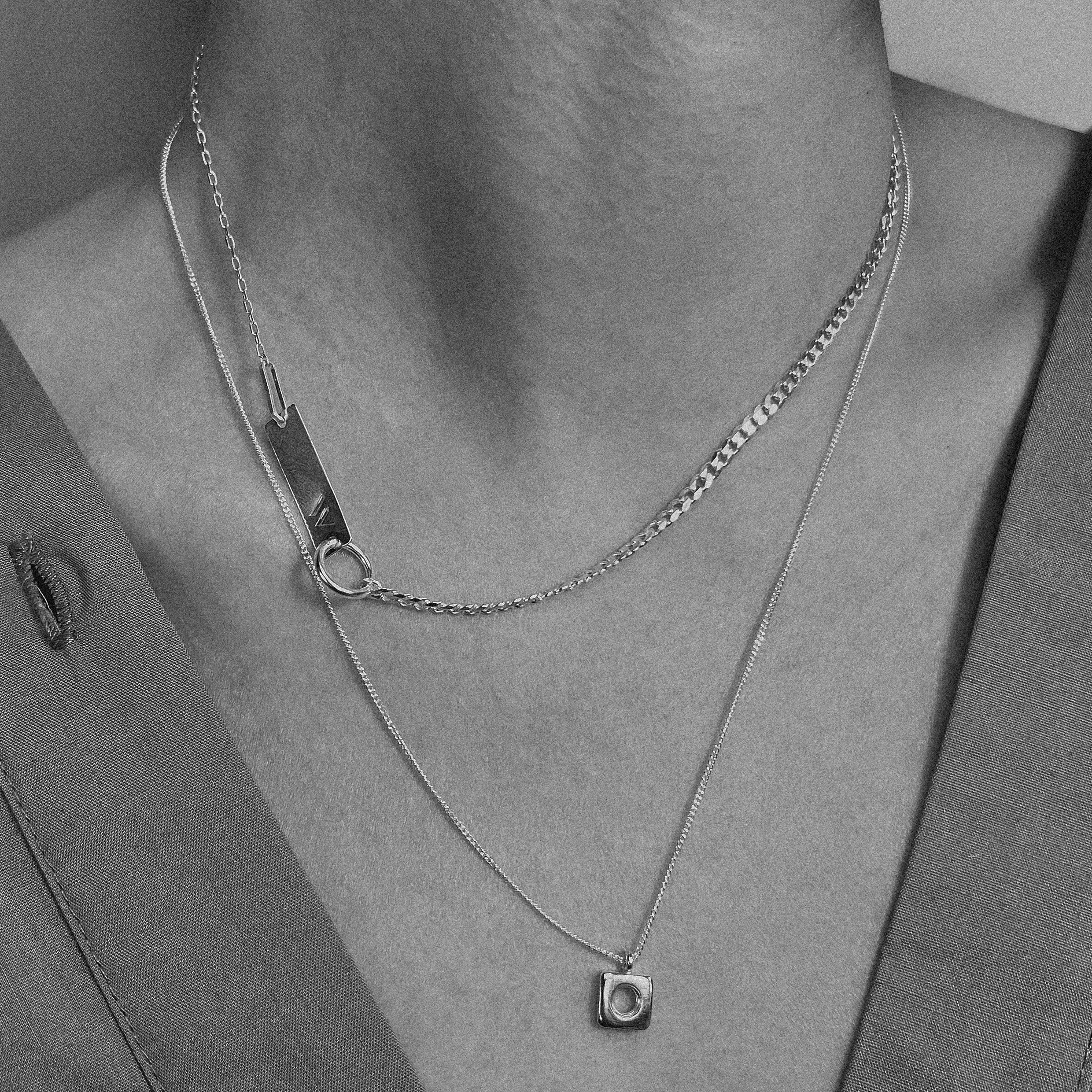 Sterling silver necklace N4/SS05