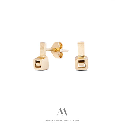 Solid gold earring E3/Au44