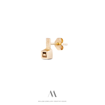 Solid gold earring E3/Au44