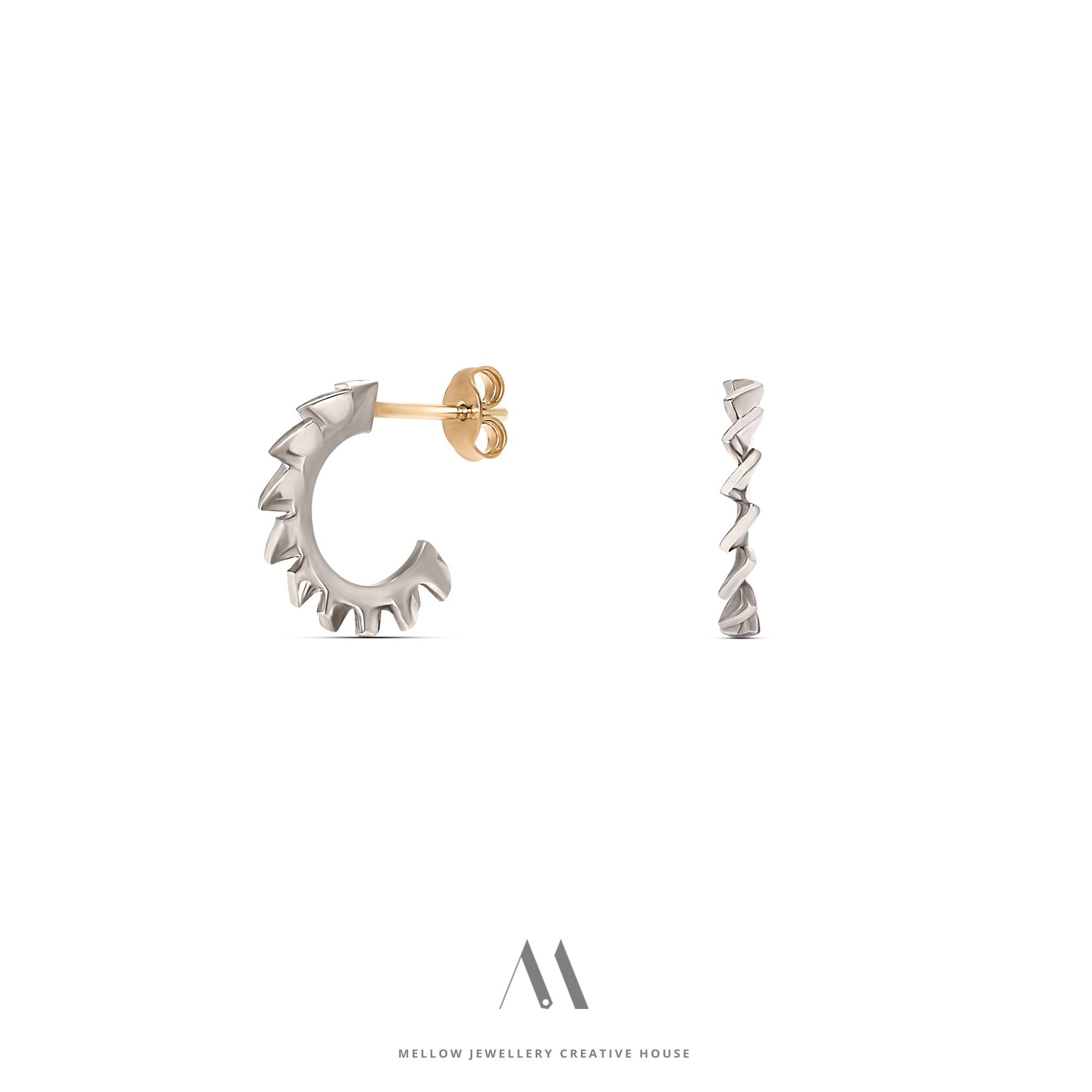 Solid gold earring E3/Au53