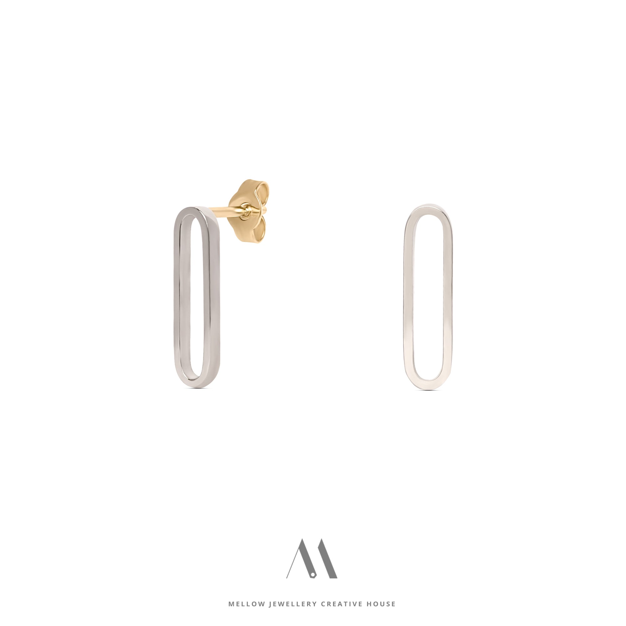 Solid gold earrings E3/Au55