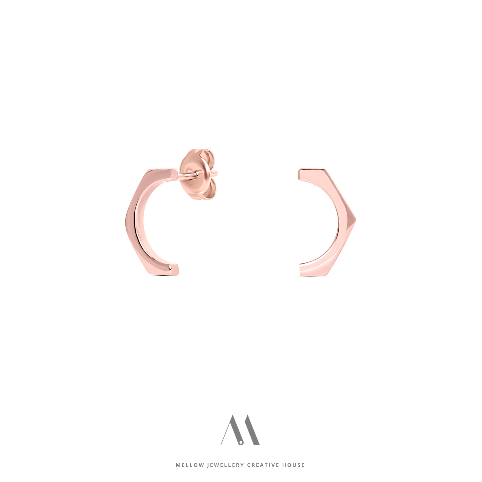 Solid gold earrings E3/Au57