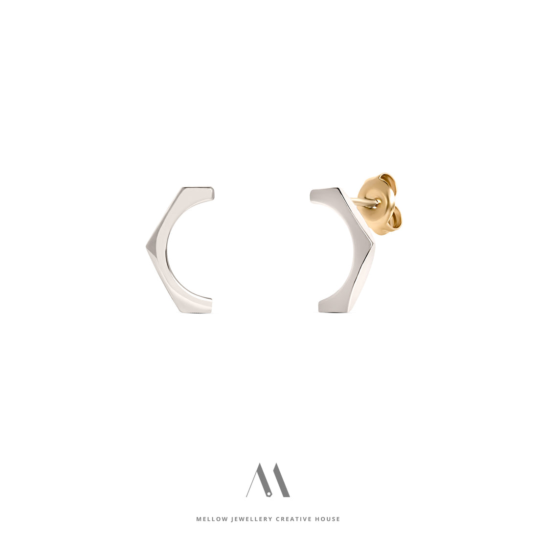 Solid gold earrings E3/Au57