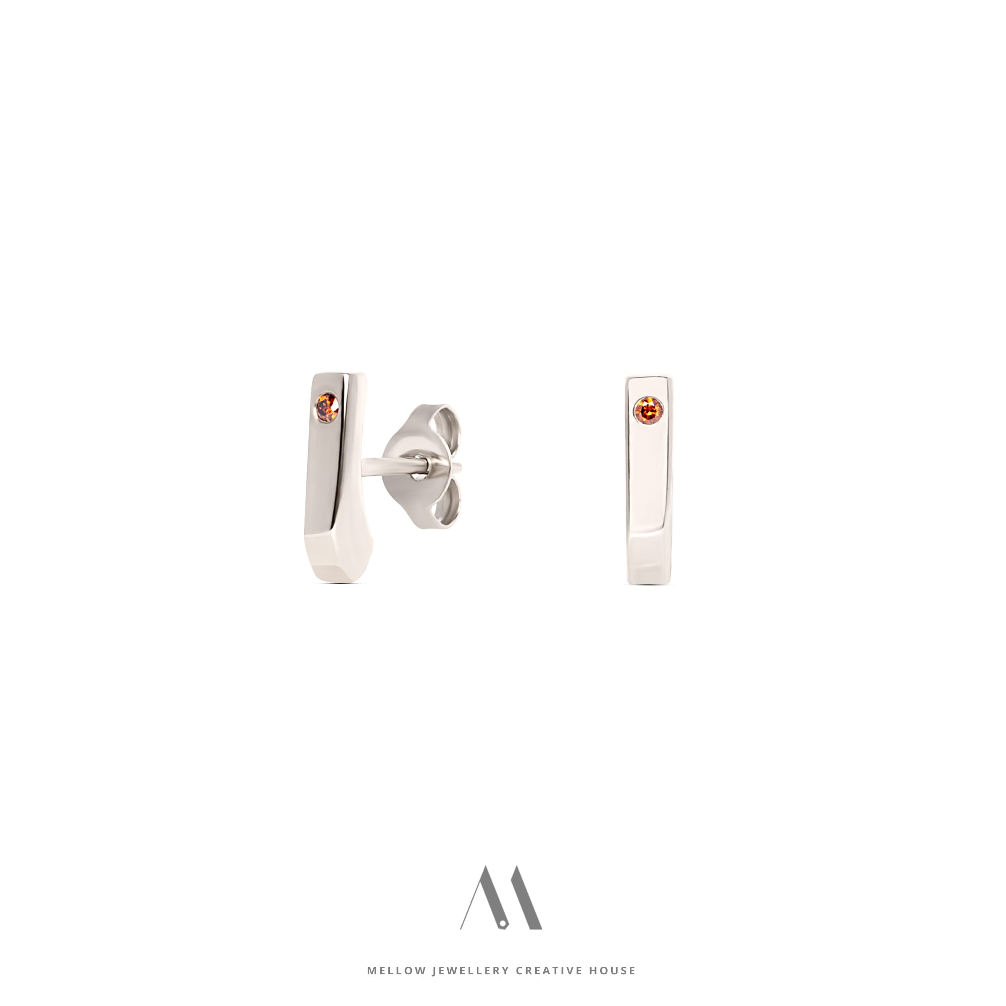 Solid gold Diamond earrings E3/AuD22