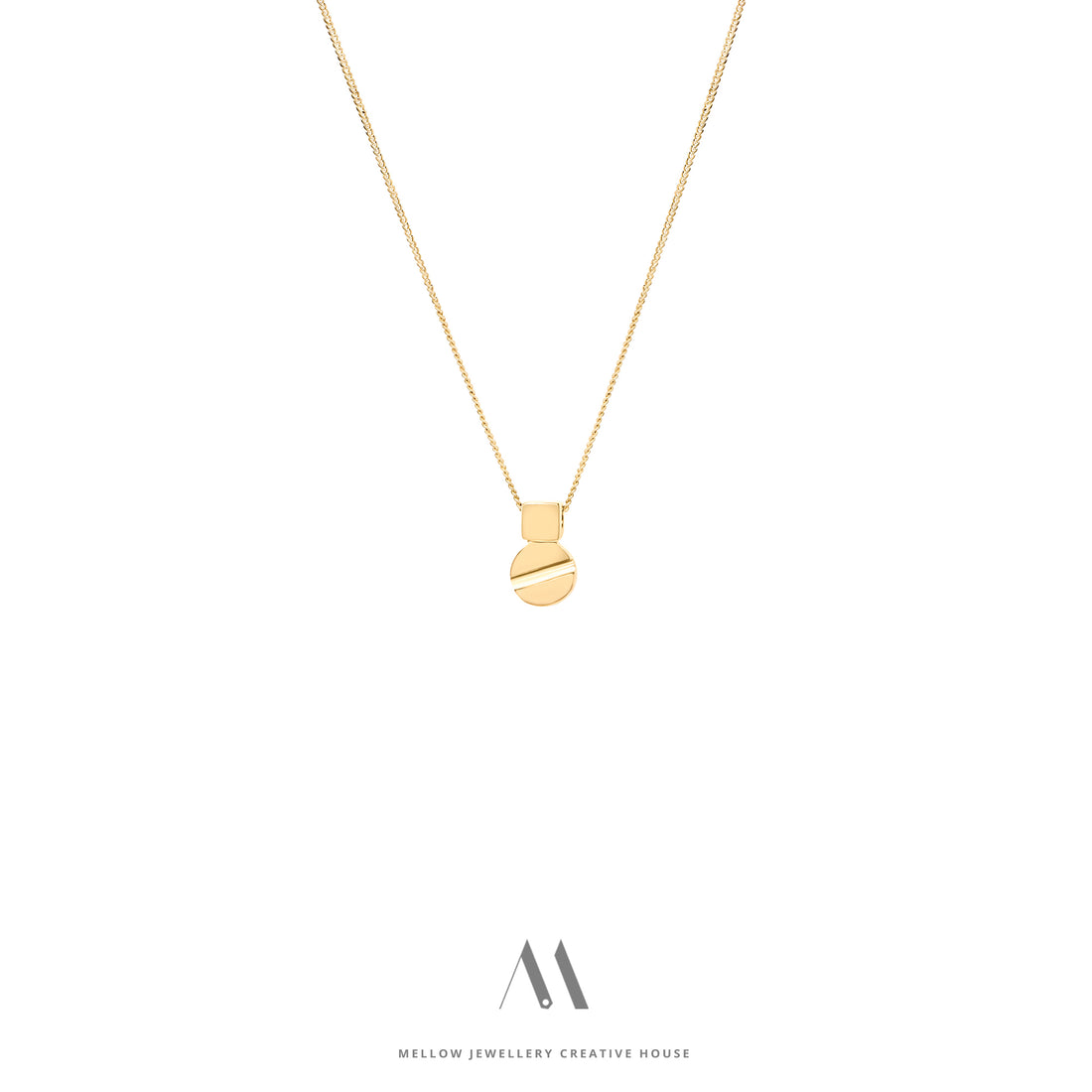 14k solid gold necklace N4/Au49