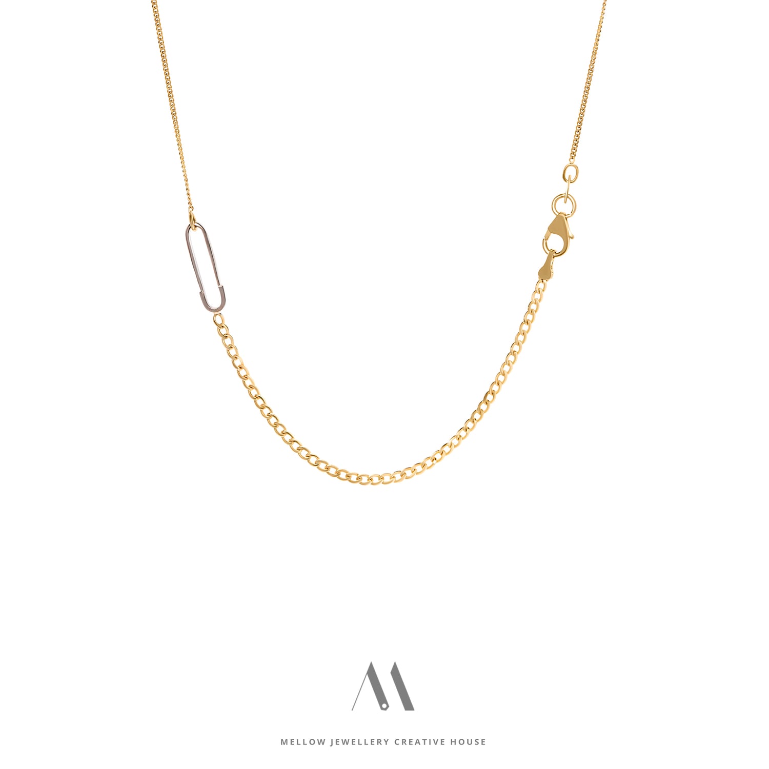 14k solid gold Diamonds necklace N4/Au51