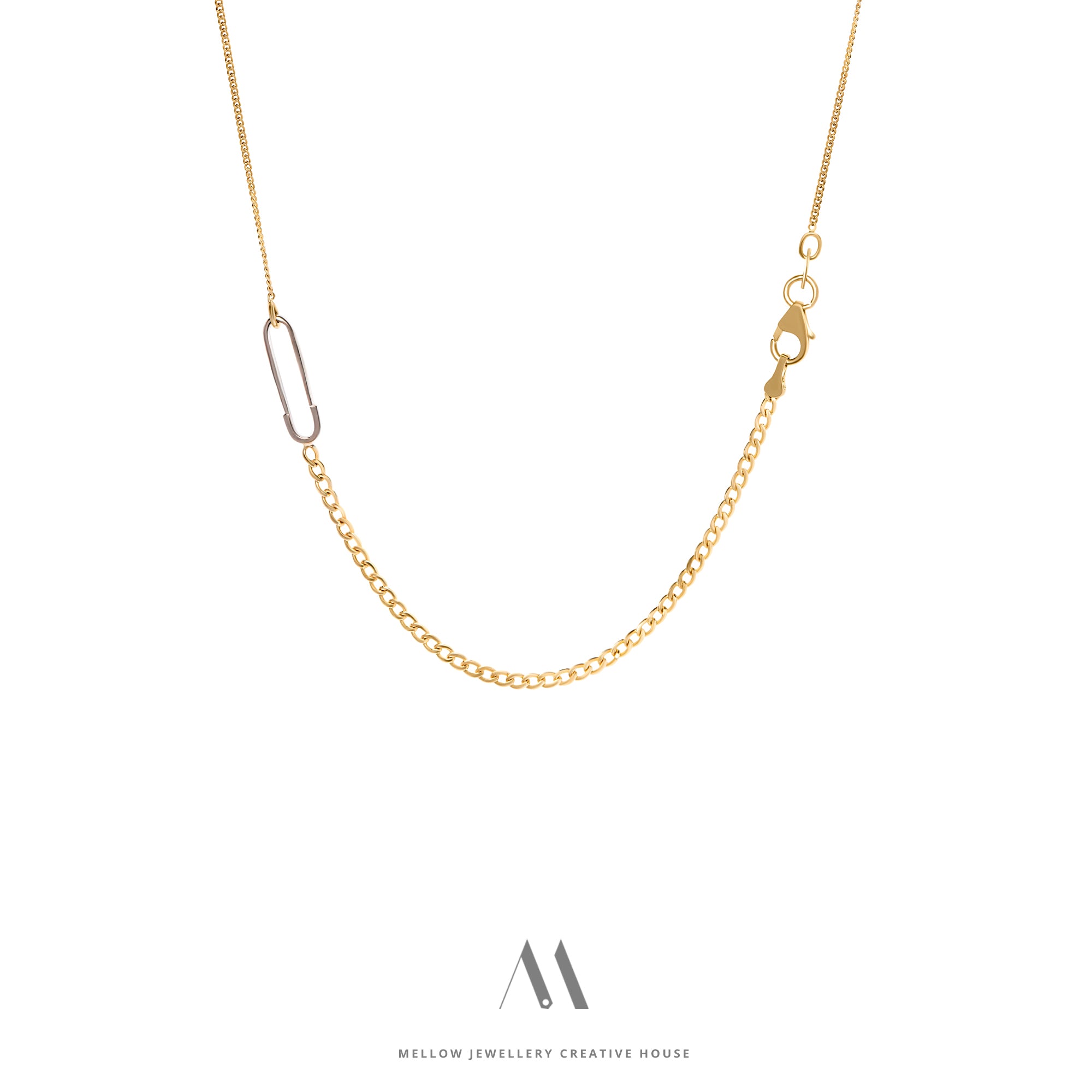 14k solid gold Diamonds necklace N4/Au51