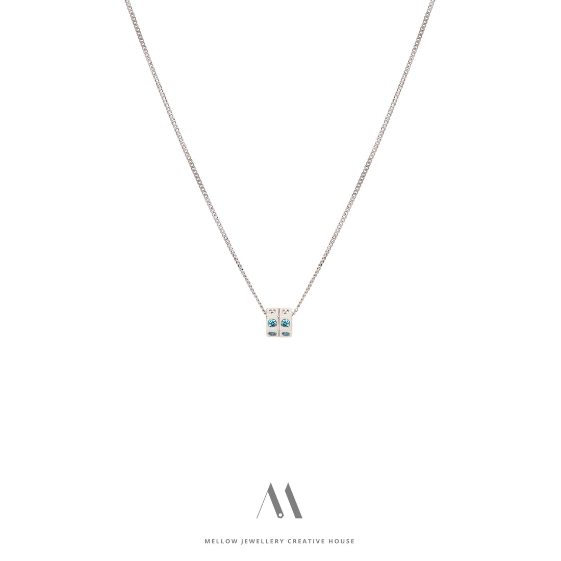 14k solid gold Diamonds necklace N4/AuD44