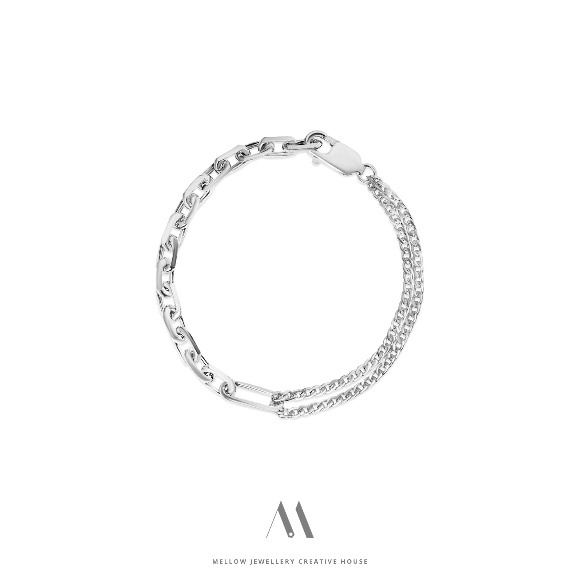 Sterling silver bracelet B2/SiE19 - Mellow Jewellery Creative House