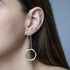 Sterling silver handmade concept jewellery earrings